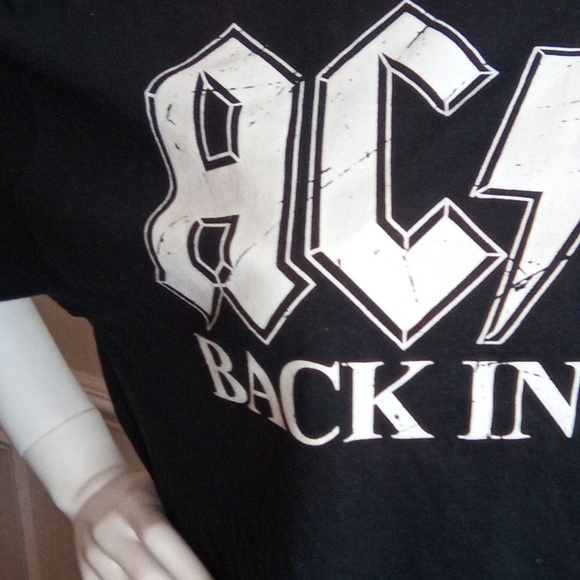 Men's AC/DC Black Graphic T-Shirt, Size Large - Picture 8 of 9
